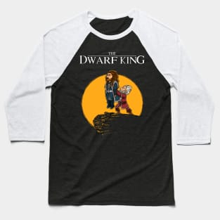 The Dwarf King Funny Cute Fantasy Movie Mashup Parody Baseball T-Shirt